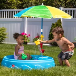 Step2 Play & Shade Kinder Zwembad Met Parasol - Blauw