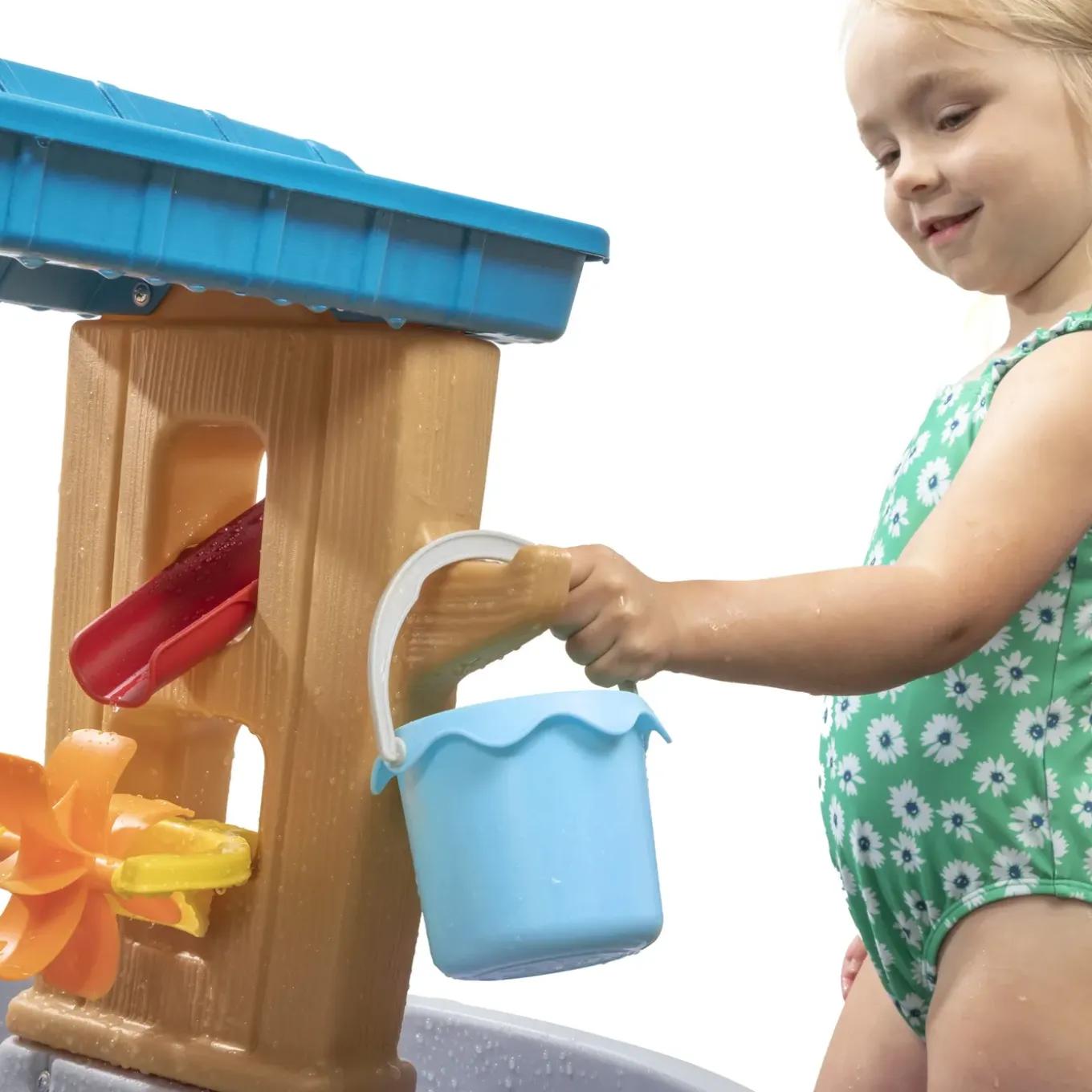Step2 Rain Showers Splash Tub Watertafel 90cm Kunststof Grijs & Blauw