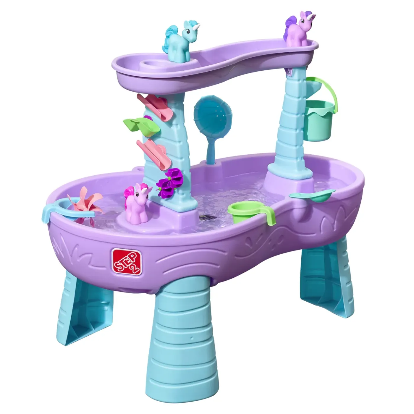 Step2 Rain Showers & Unicorns Watertafel 100cm Kunststof Paars