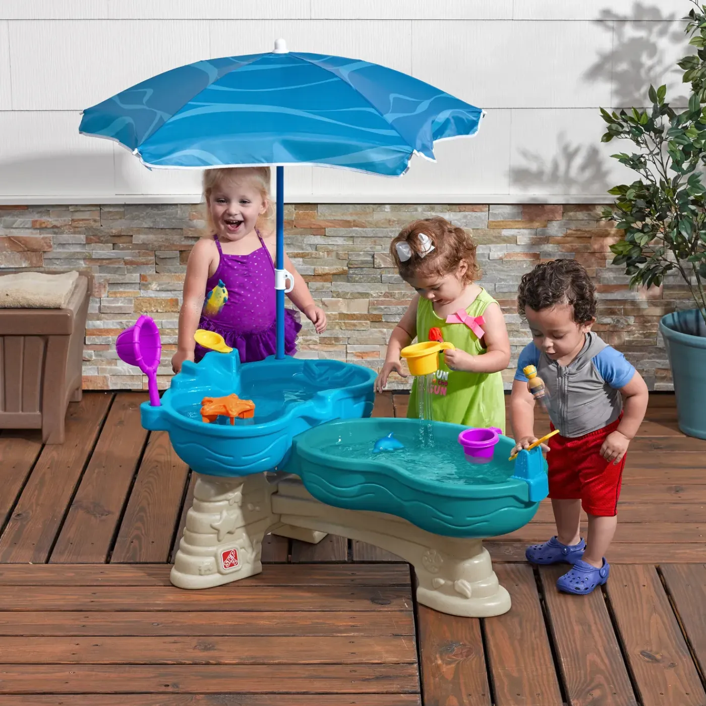 Step2 Spill & Splash Seaway Watertafel 109cm Kunststof Veelkleurig