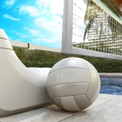 Step2 Vero Poolside Zwembad Volleybalnet Van Kunststof In Wit