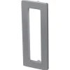 StoreMax Basic schuifdeur handgreep recht vierkant 2 stuks