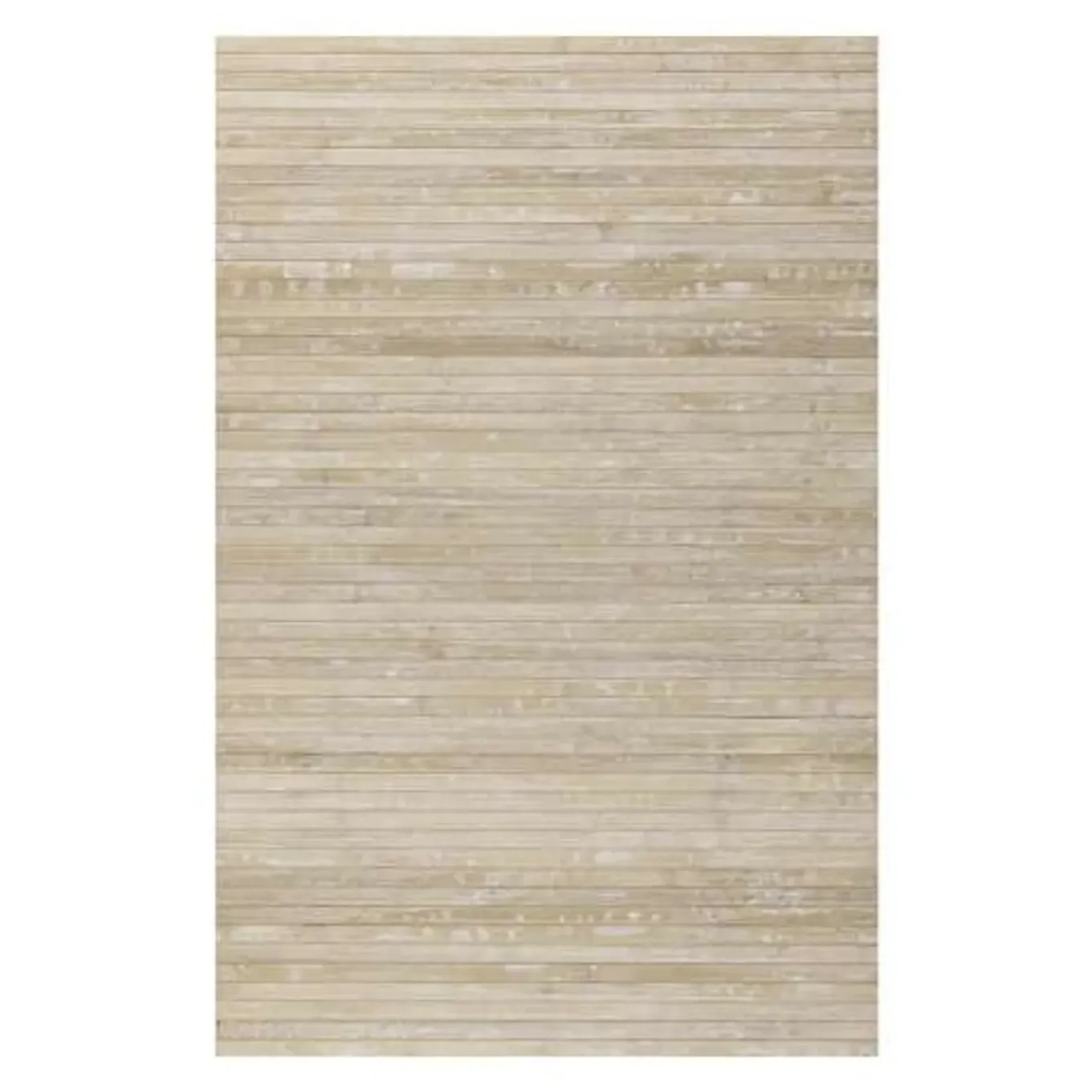 Storesdeco Natuurlijke Bamboe Vloerkleed, Antislip – Grijs Beige, 80x150cm