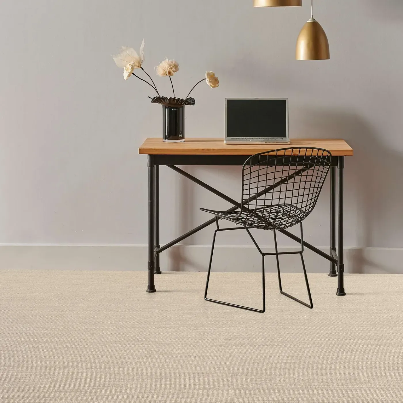 Storesdeco - Vinylvloer, Kamerbreed Tapijt, Beige 200x400 Cm