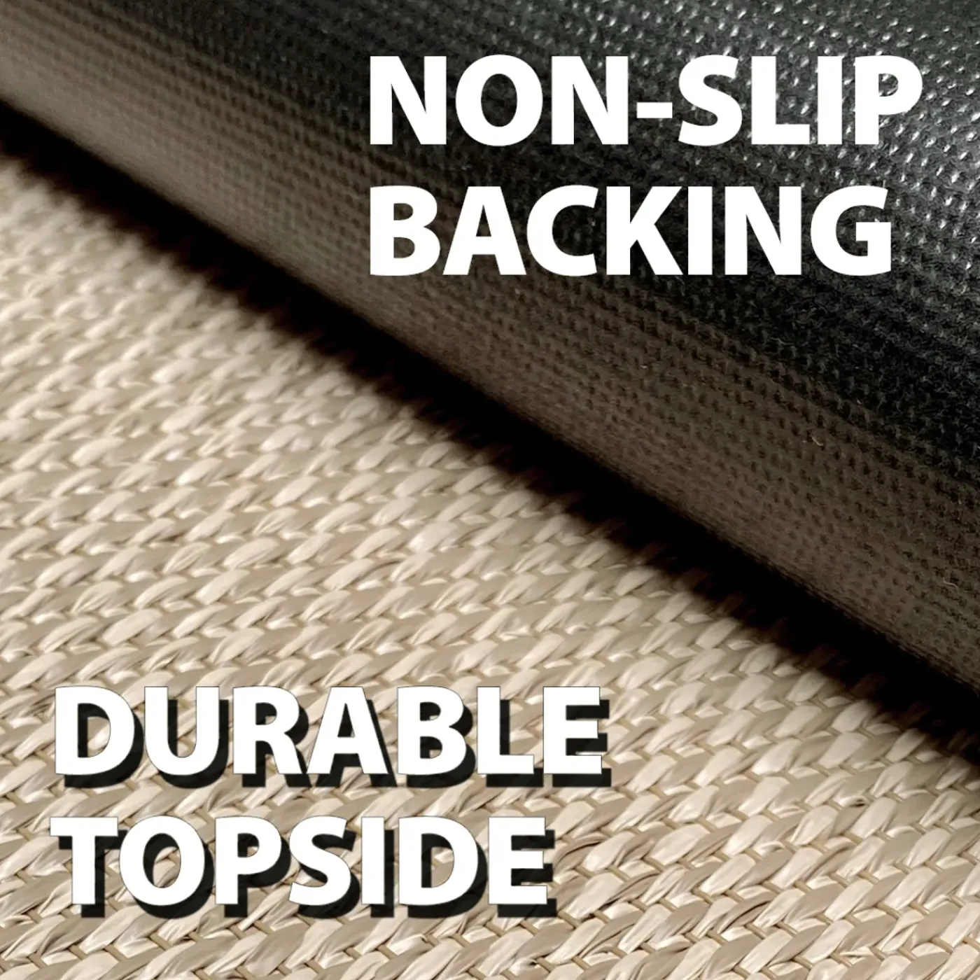 Storesdeco - Vinylvloer, Kamerbreed Tapijt, Beige 200x400 Cm