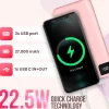 Strex Powerbank Roze - 27.000 Mah - 22.5w Snellader - Usb-a/usb-c - O.a. Voor Iphone/samsung