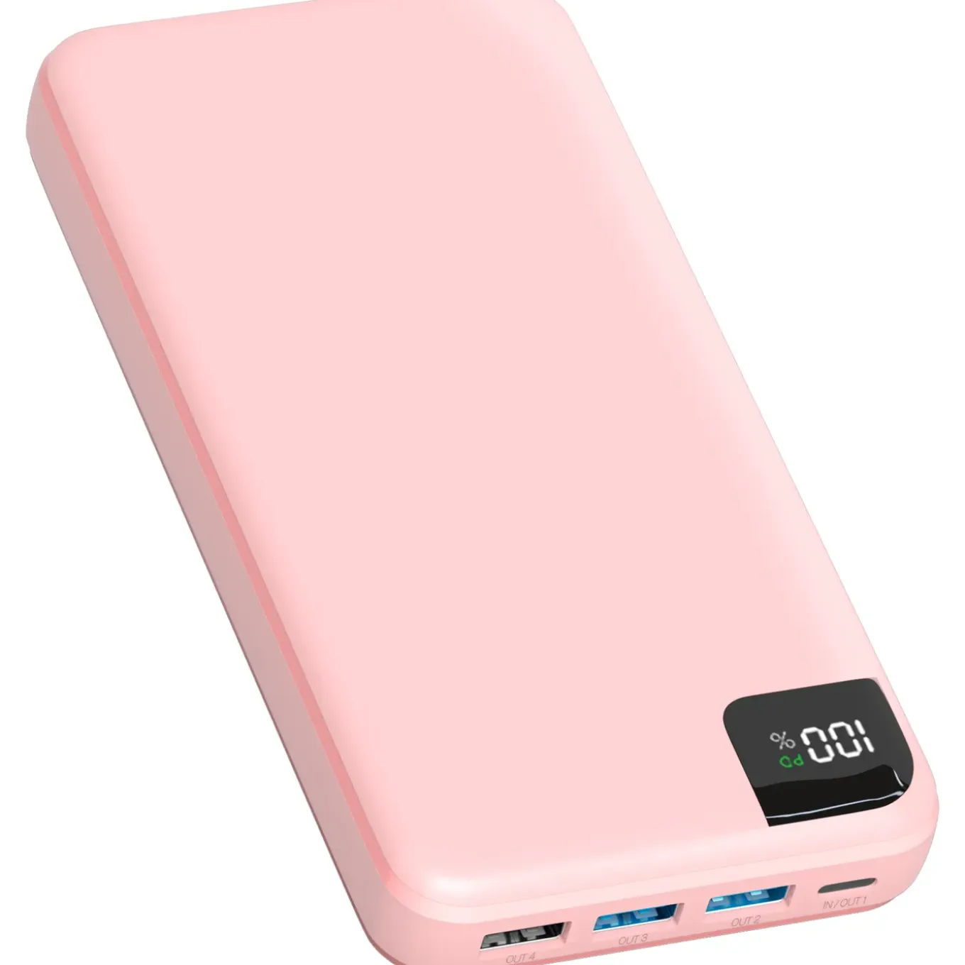 Strex Powerbank Roze - 27.000 Mah - 22.5w Snellader - Usb-a/usb-c - O.a. Voor Iphone/samsung