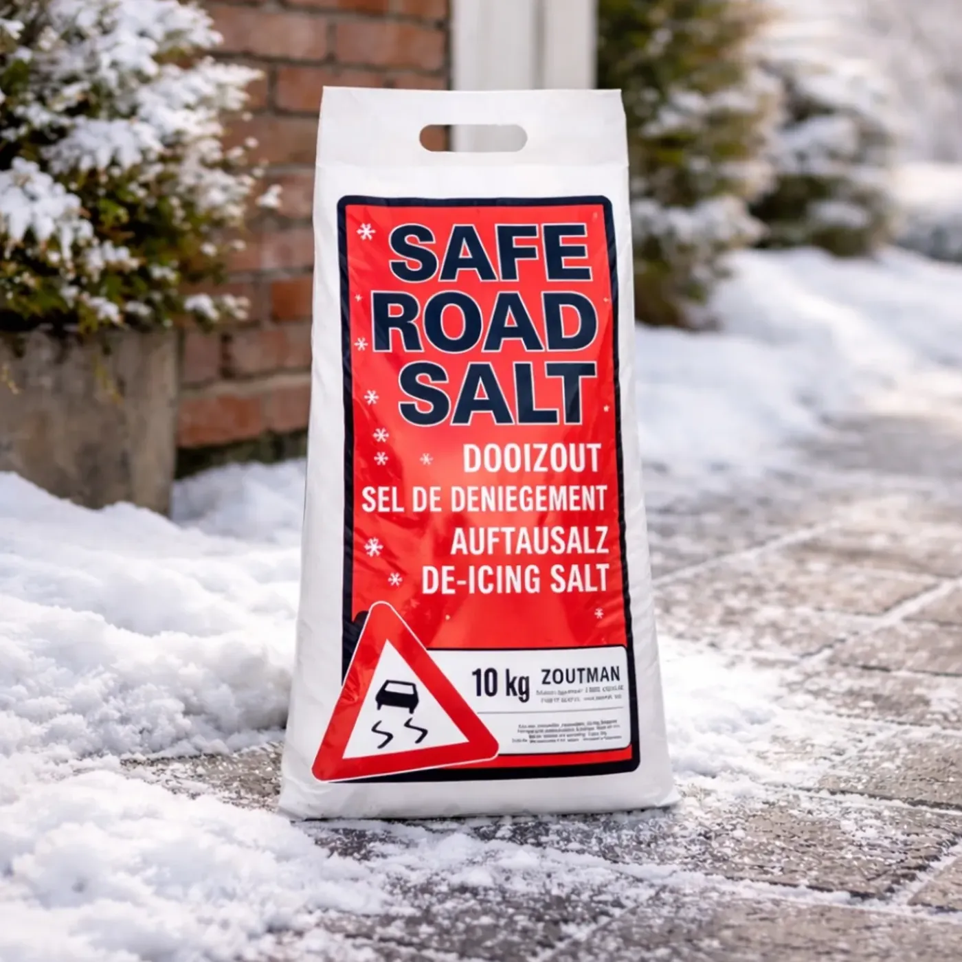 SaferoadSalt Strooizout - Dooizout - Zak Van 10 Kg- 20 Stuks