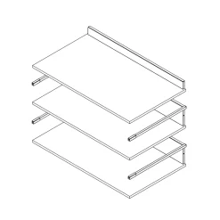 STRUCTUUR 1 LADE 2 KORFLADES 900