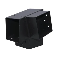 Suki Hoekverbinder 3D - 3 aansluitingen - verzinkt staal - antraciet - 91x91mm - Type C - CE