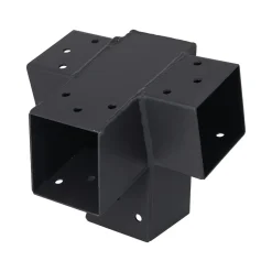 Suki T-verbinder Hout - 75 graden - Verzinkt Staal - Antraciet - 71x71mm - Type I - CE