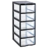 Sundis ladesysteem zwart transparant 5x8L