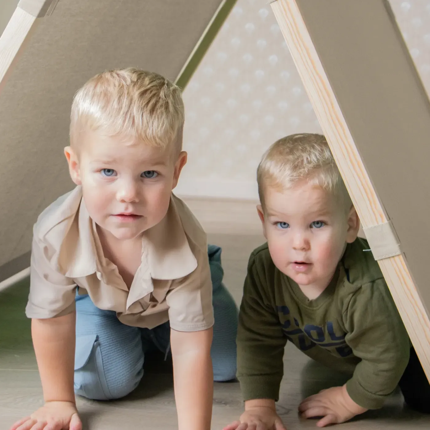 Sunny Como Tipi Tent Voor Kinderen - Speeltent - Crème - 107 X 123 Cm