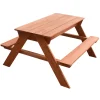 Sunny Dave Zand & Water Picknicktafel 110cm Hout Bruin