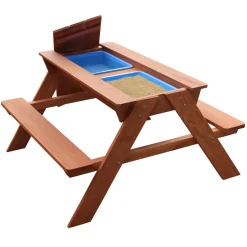 Sunny Dave Zand & Water Picknicktafel 110cm Hout Bruin