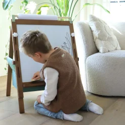 Sunny Lara Activiteiten Ezel Voor Kinderen Van Hout - Bruin - 52 X 40 X 102 Cm