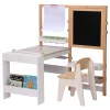 Sunny Olivia Teken- En Knutseltafel Van Hout - Wit/beige