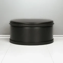 Svenska Living Deurstopper Voor Binnendeuren - Zwart - Rond - 1,2 Kg