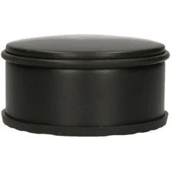 Svenska Living Deurstopper Voor Binnendeuren - Zwart - Rond - 1,2 Kg