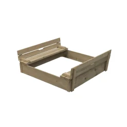 SwingKing zandbak Robert hout 120x120x25cm