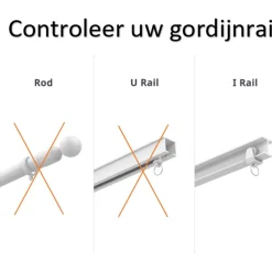 Switchbot Curtain I Rail - Zwart - Compact Formaat - Ingebouwde Zonnesensor