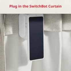 Overig SwitchBot Zonnepaneel - Wit - Voor Curtain - Compact Formaat