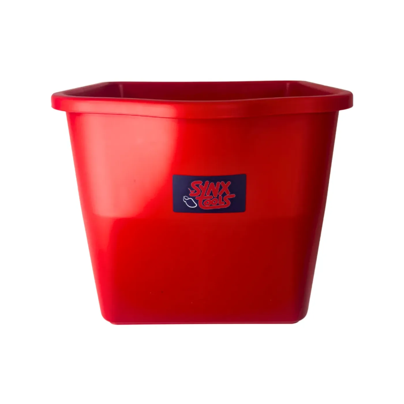 Synx Tools Emmer 15 Liter - Rood - Mopwagen - Werkwagen - Rolemmers