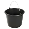 Synx Tools Emmer 2X Bouwemmer 12L Zwart -Bouwartikelen -Schoonmaakemmers