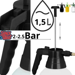 Synx Tools Hogedruk plantensproeier Drukspuit, 1.5 liter - druksproeier -plantenspuit / bewatering