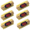 Synx Tools Nagelborstel hout set van 6 stuks - schrobborstels - nagel borstel - Voordeelverpakking