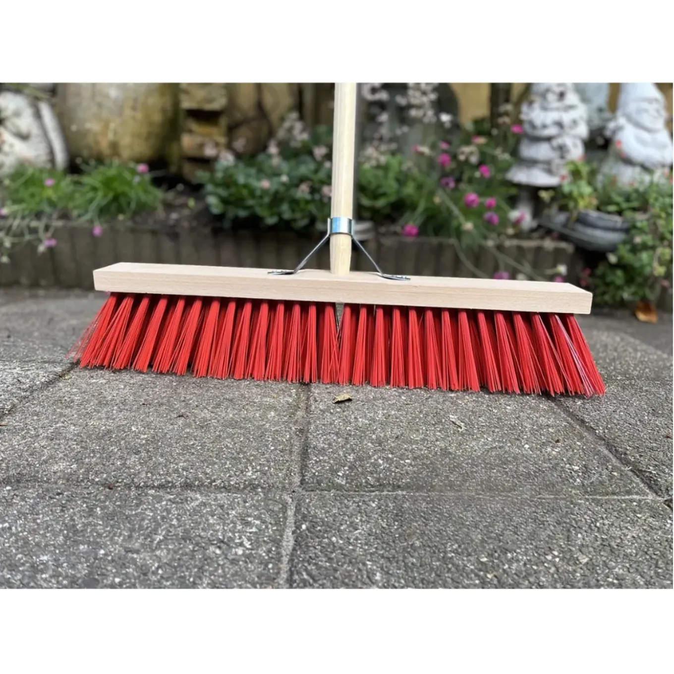 Synx Tools Rechte Schoffel 12cm met Staal 160cm + Nylon Straatbezem 50cm-Rechte Schoffel 12cm