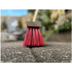 Synx Tools Rechte Schoffel Met 160cm Steel en Nylon Straatbezem 60cm-Buitenbezem - Schoffel