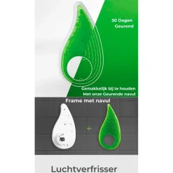 Synx Tools - Toilet Luchtverfrissers - Frame Met Tape - Appel Geur - Met schroefgaten