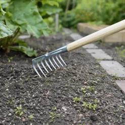 Synx Tools Tuinhark 8 Tanden + Straatbezem 40 Cm Met Steel 150 Cm – Duurzaam Tuingereedschap