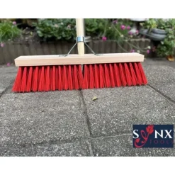 Synx Tools Tuinhark 12 Tanden verzinkt + Nylon Straatbezem 50 cm