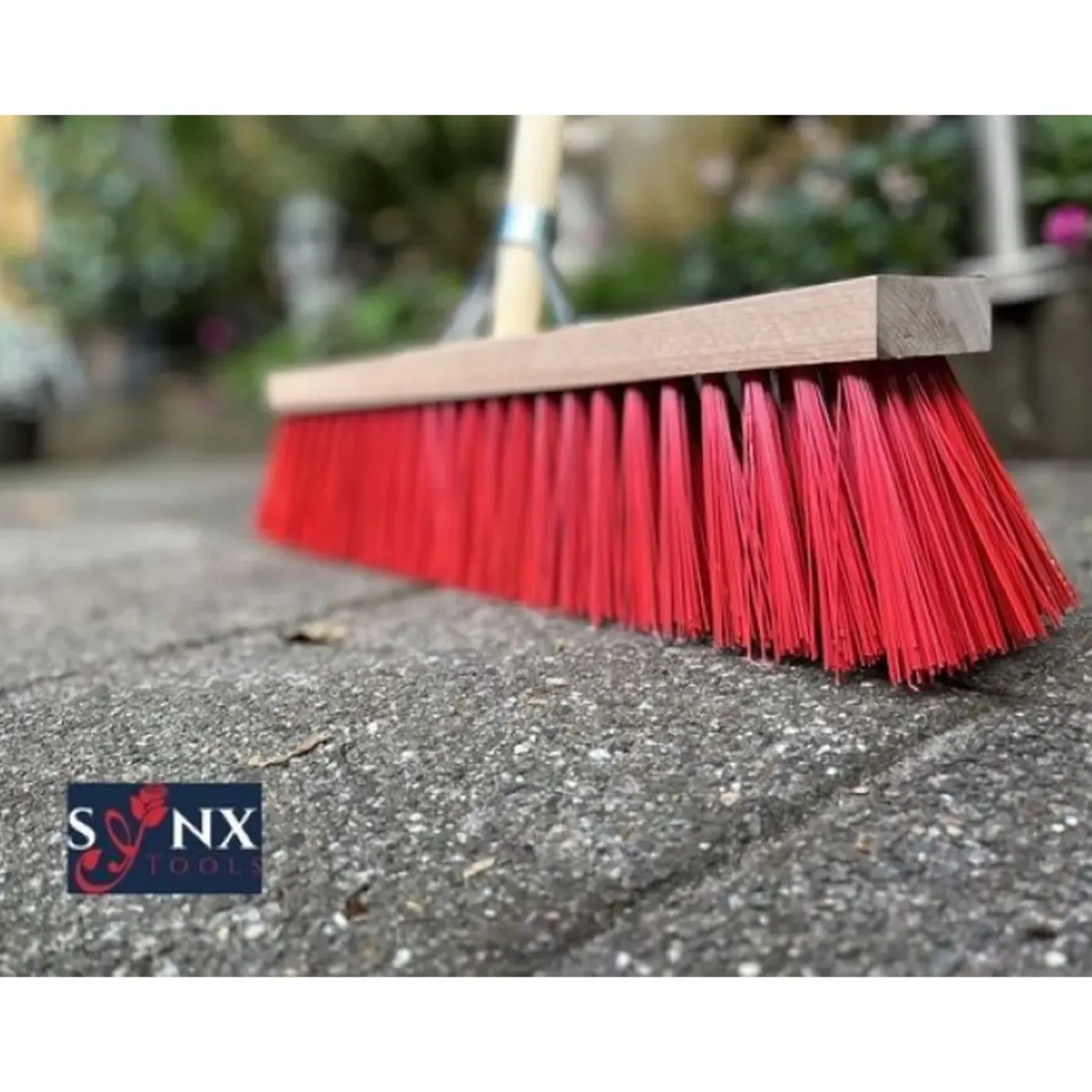 Synx Tools Tuinhark 12 Tanden verzinkt + Nylon Straatbezem 50 cm