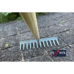 Synx Tools Tuinhark 12 Tanden verzinkt + Nylon Straatbezem 50 cm