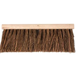 Talen Tools Bezemkop - Buitenbezem - Bruin - Hout/natuurvezel - 47 Cm