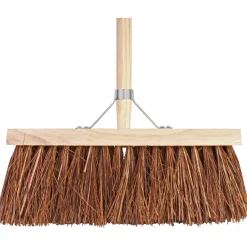 Talen Tools Bezemkop - Buitenbezem - Bruin - Hout/natuurvezel - 47 Cm