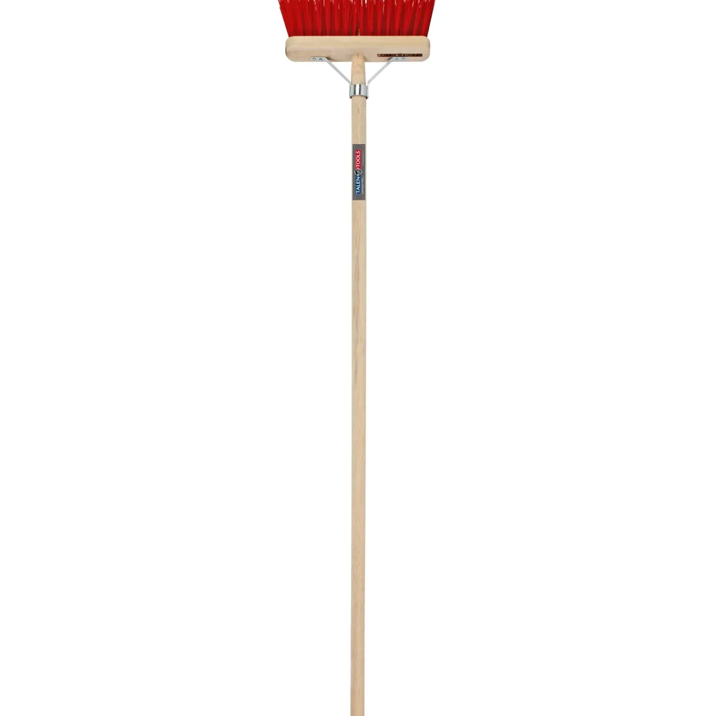 Talen Tools Straatbezem - Rood - Nylon Haren - 28cm - 140cm