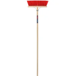 Talen Tools Straatbezem - Rood - Kunststof Haren - 35x140cm