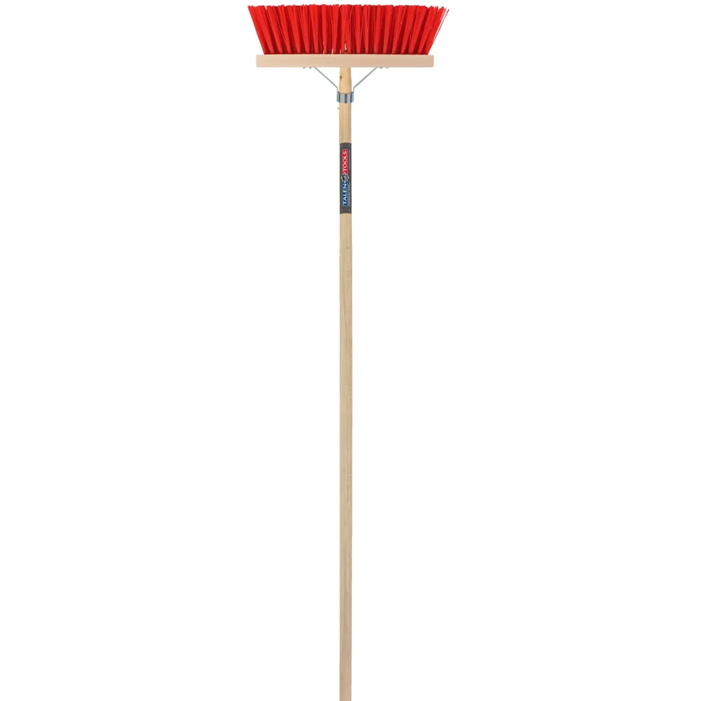 Talen Tools Straatbezem - Rood - Kunststof Haren - 35x140cm
