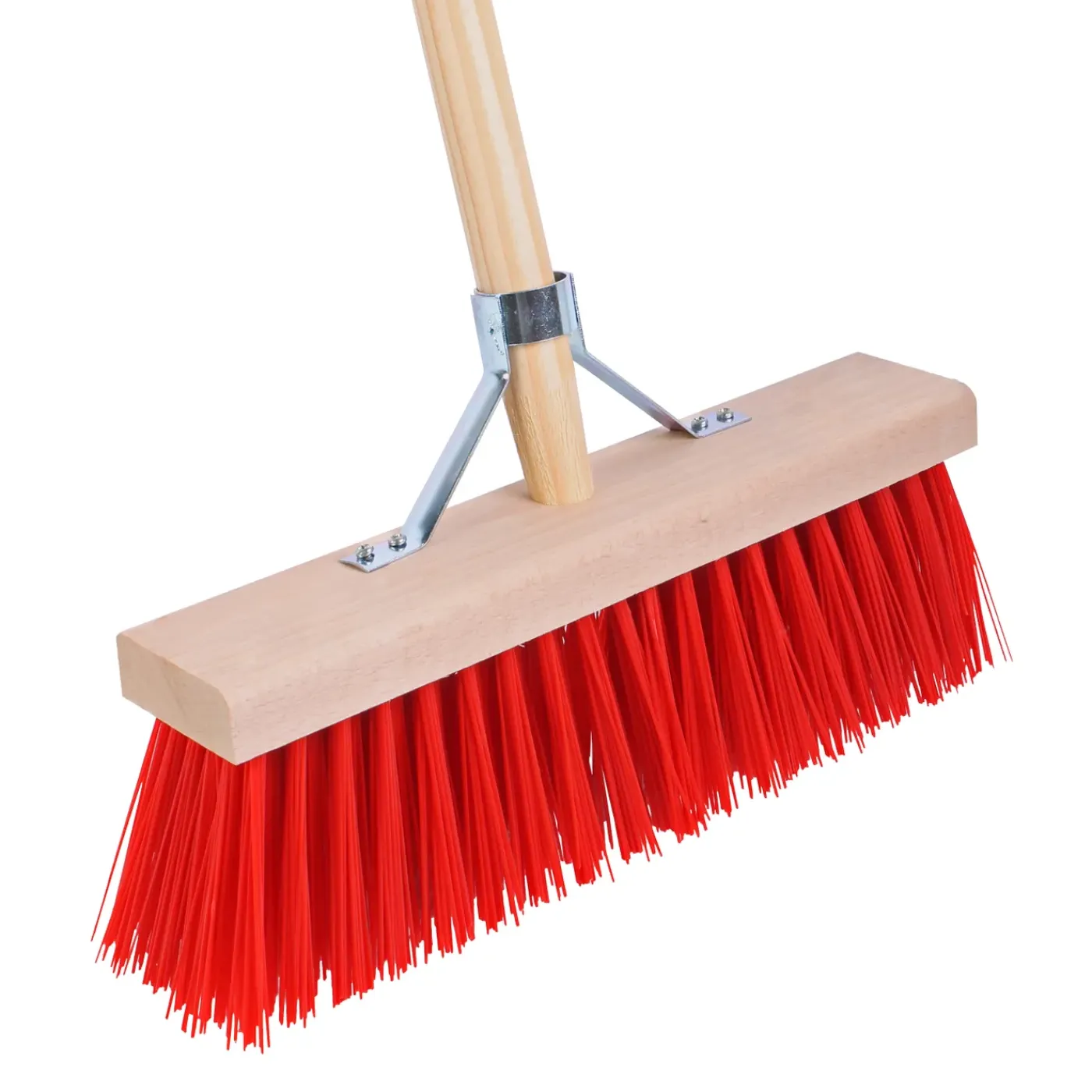 Talen Tools Straatbezem - Rood - Kunststof Haren - 35x140cm