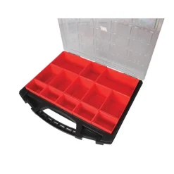 Tayg Assortimentsdoos, 13 Uitneembare Bakjes, Transparant Deksel, 430 Mm X 370 Mm X 85 Mm