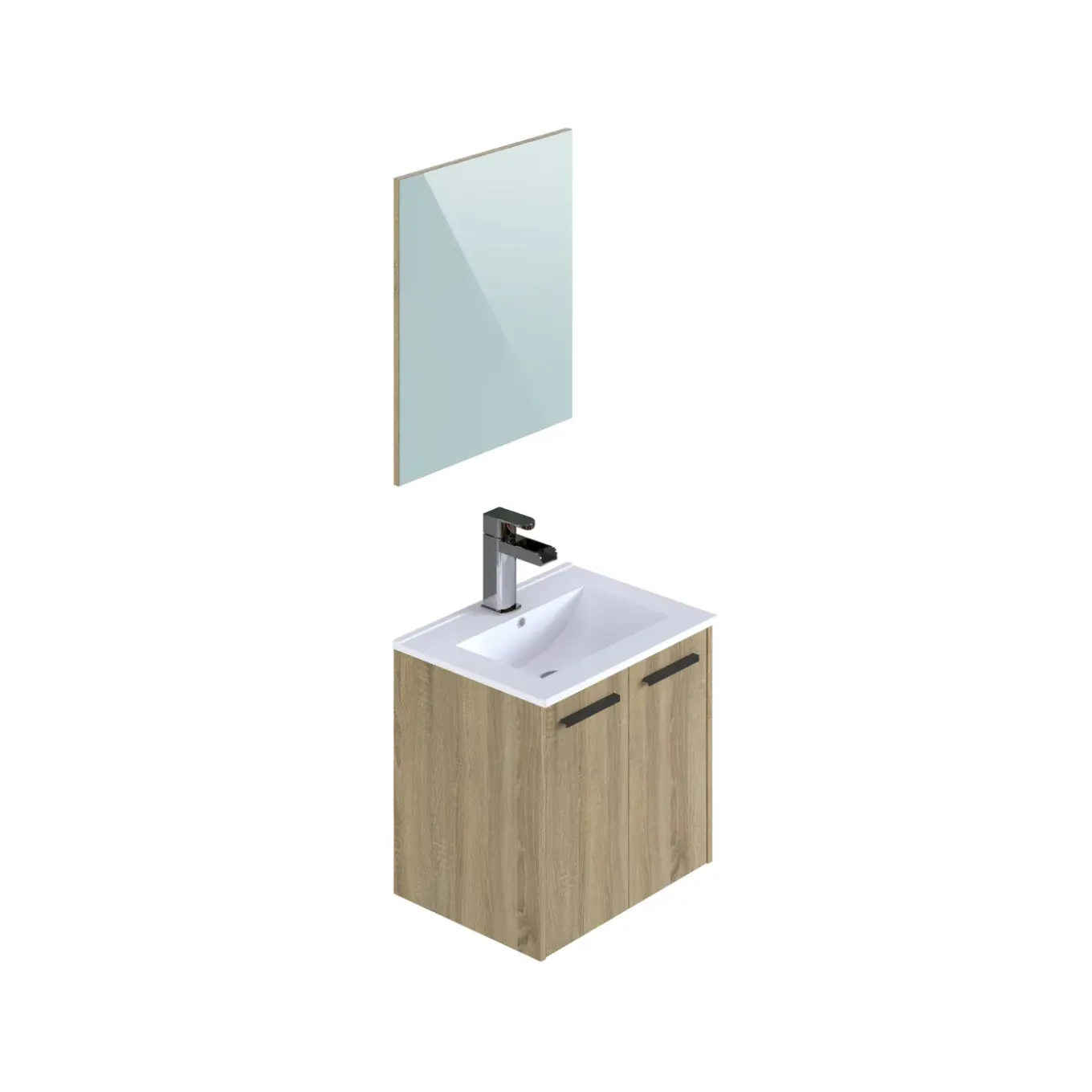 T-bath badmeubelset Tadel 60cm eik