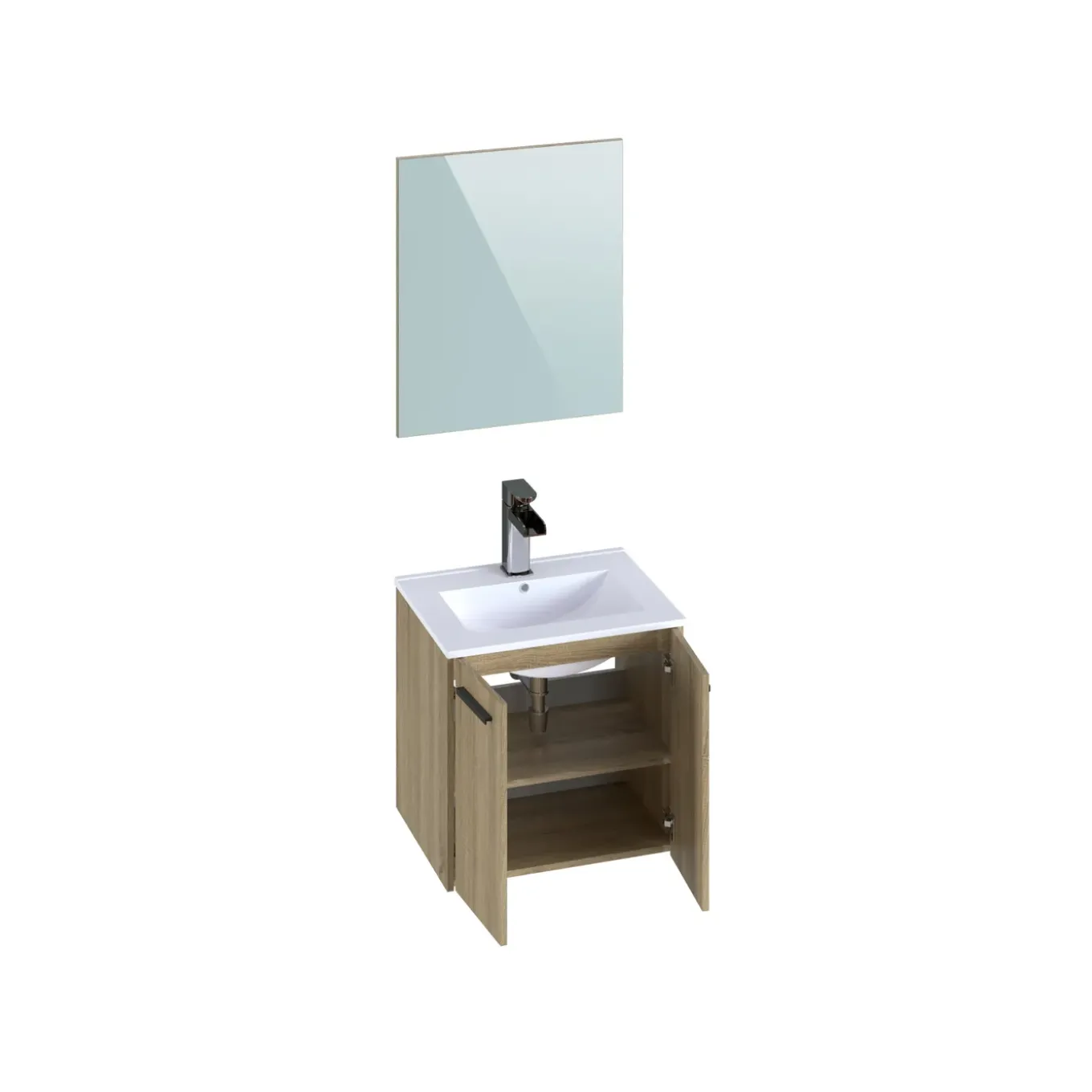 T-bath badmeubelset Tadel 60cm eik