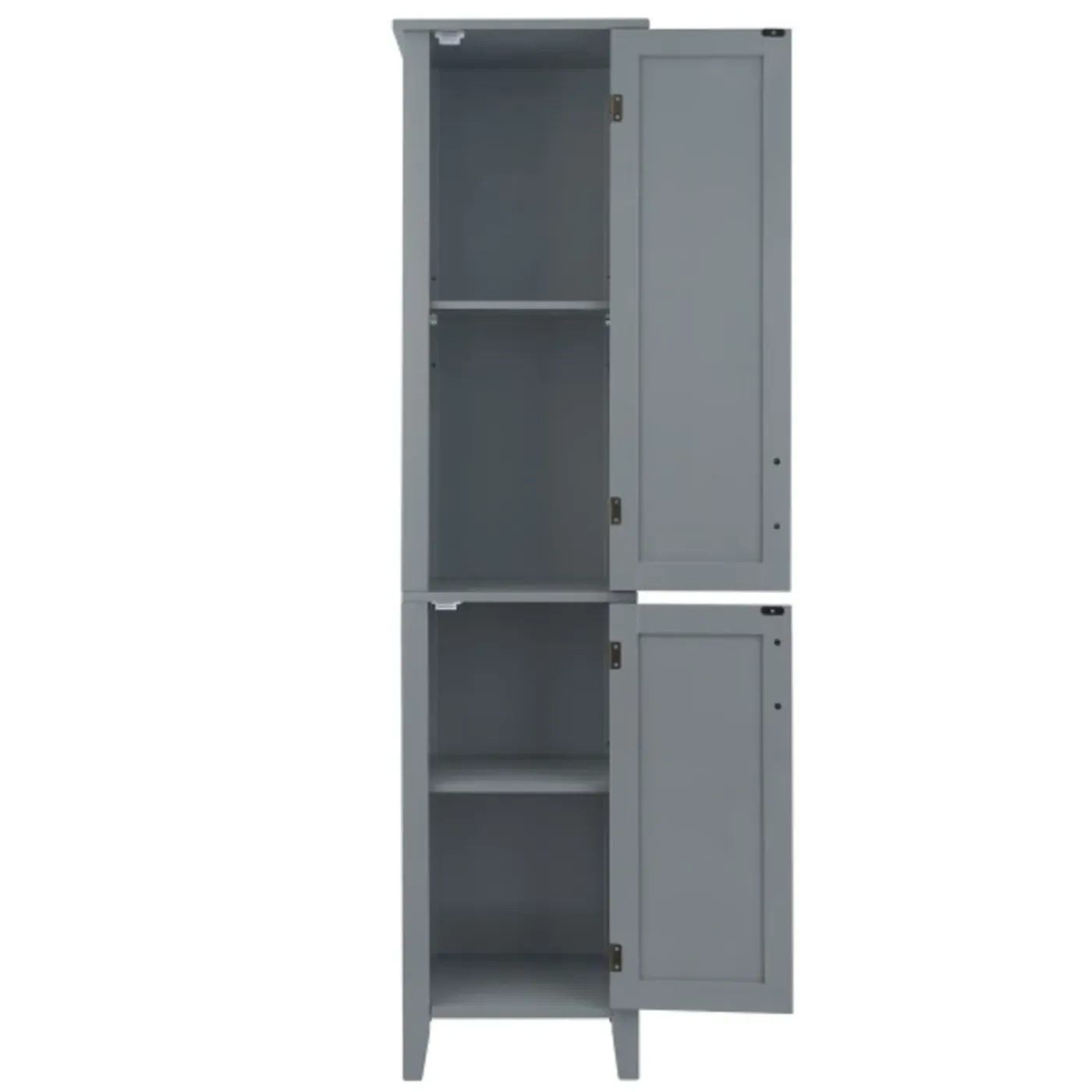 Teamson Home - Hoge Kast - Vrijstaand - Grijs
