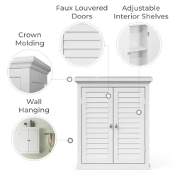 Teamson Home - Wandkast - 2 Deuren - Wit