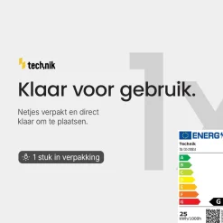 Technik Gloeilamp E14 - 25w 150lm 2700k - Warm Wit Licht - Dimbaar - Buislamp - 1 Stuk