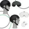 Technosafety Speed Pedelec Helm Met Vizier En Verlichting - Nta 8776 - Maat L 58-61 Cm